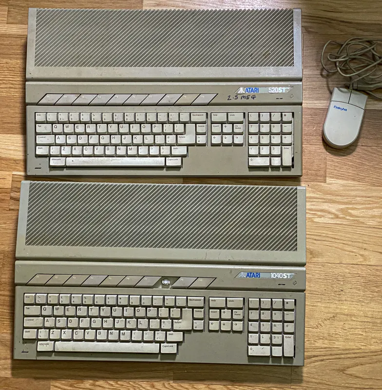 Two Atari ST computers