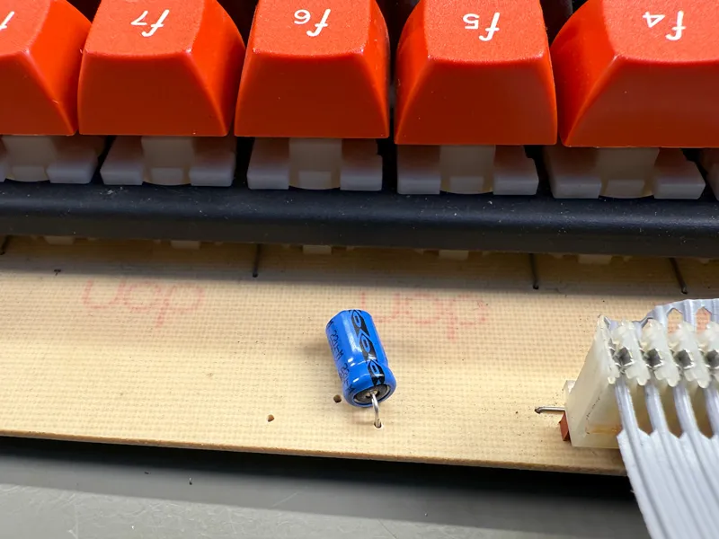 Keyboard capacitor